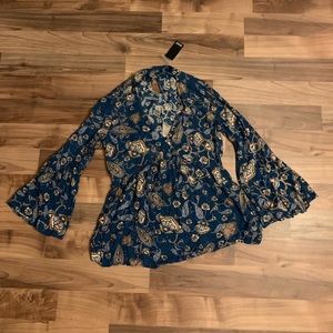 A.N.A low neck shirt